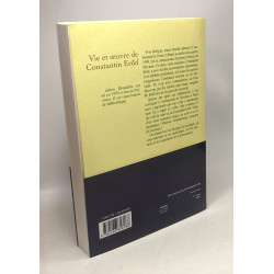 Vie et oeuvre de Constantin Eröd: premier roman