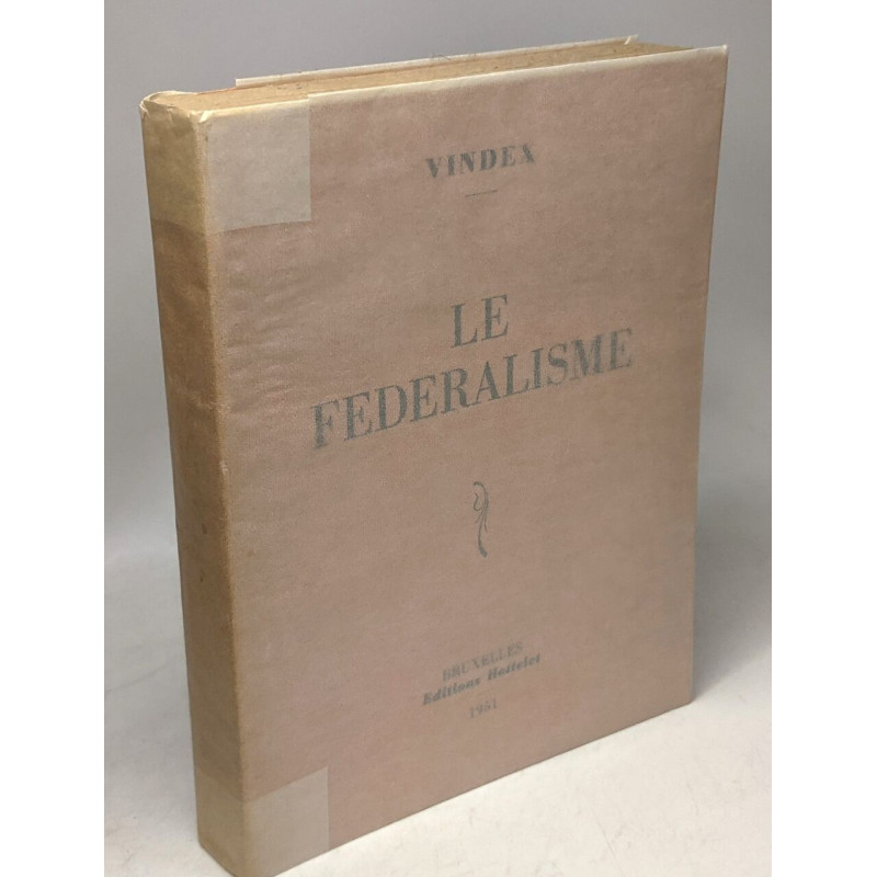 Le fédéralisme
