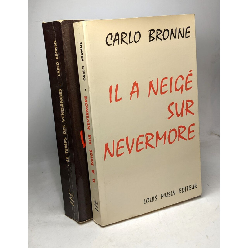 Il a neigé sur Nevermore (1978) + Le temps des vendanges (1976)