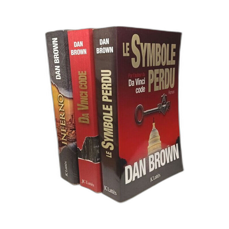 Le symbole perdu + Da Vinci Code + Inferno --- 3 livres