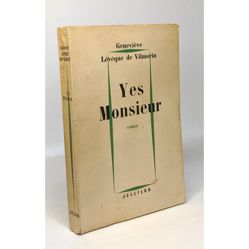 Yes monsieur