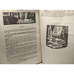 Deux hommes - 40 bois originaux de Jean Lébédeff