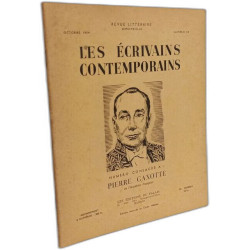 Les écrivains contemporains n° 14 - Pierre Gaxotte par Bernard de...