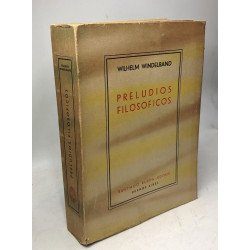 Preludios filosoficos wilhelm windelband