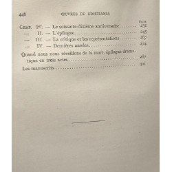 Oeuvres de Kristiania troisième séjour, John Gabriel Borkman...