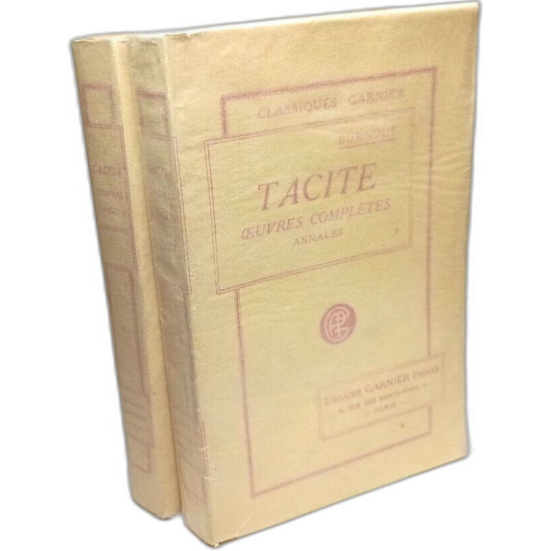 Oeuvres complètes de Tacite - TOME PREMIER et SECOND