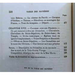 Esquisse pour Jérusalem et la terre sainte - PREMIERE PARTIE +...
