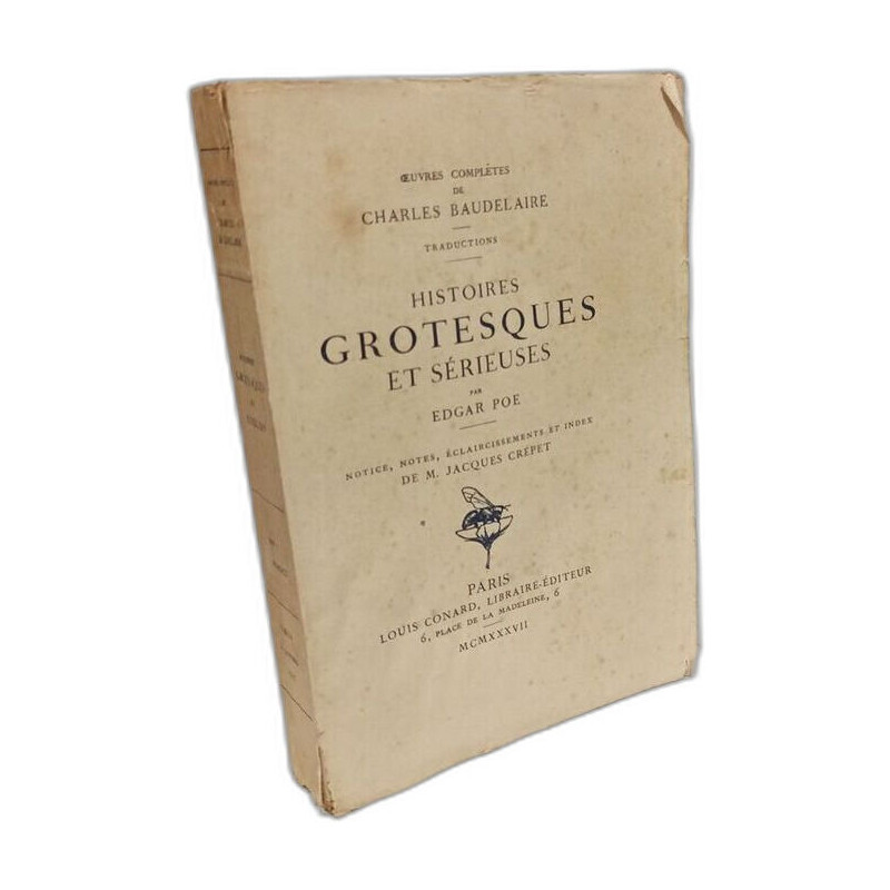Histoire Grotesques et Serieuses par Edgar Poe. Notice notes...