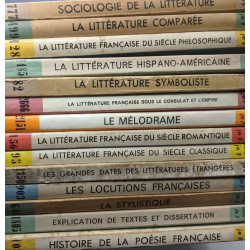 14 livres autour de la littérature (voir description): Sociologie...