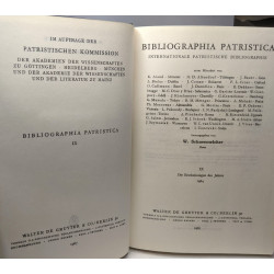 Bibliographia Patristica. Internationale Patristische...