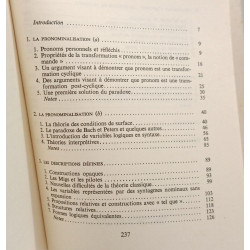 La coréférence syntaxe ou sémantique? Travaux linguistiques