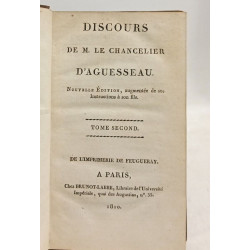 Discours - TOME SECOND - Nouvelle édition augmentée de ses...