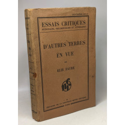 D'autres terres en vue / Essais critique n°35