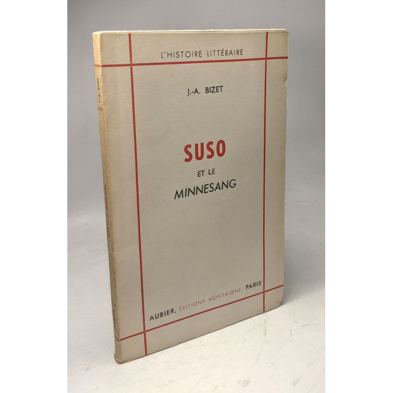 Suso et le Minnesang / L'histoire littéraire