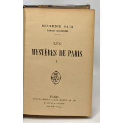 Les mystères de Paris - 3 volumes tome I à XXXVIII - coll. Oeuvres...