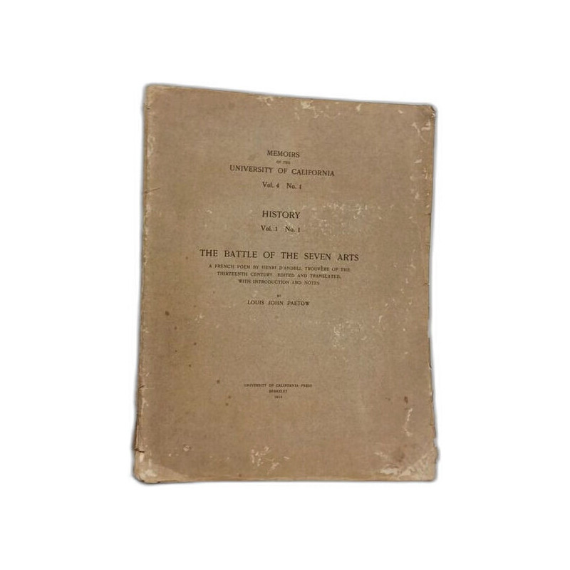 The Battle of the Seven Arts a French Poem by Henri D'Andeli...