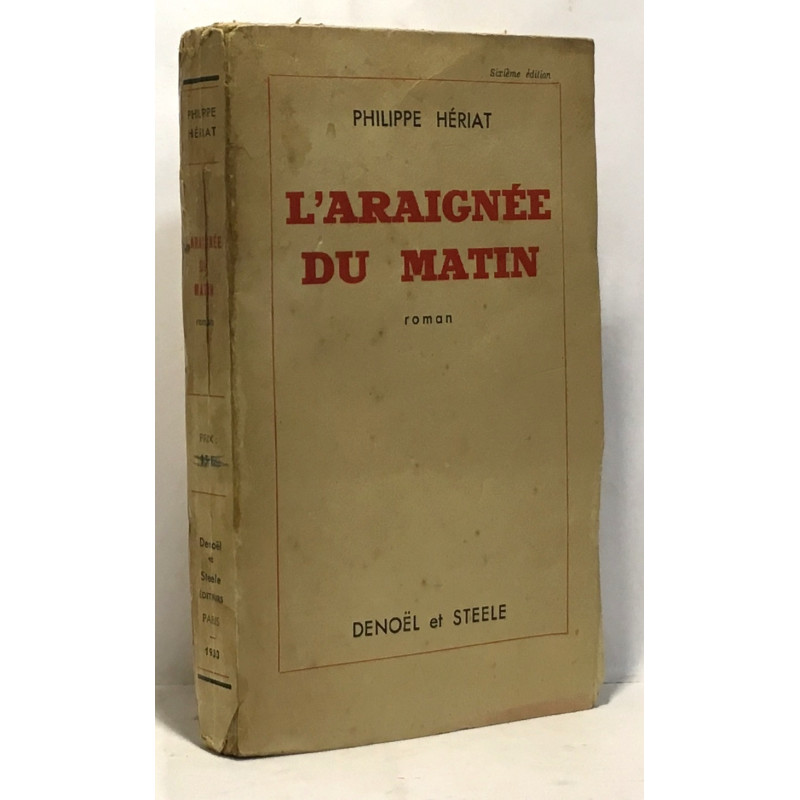 L'araignée du matin