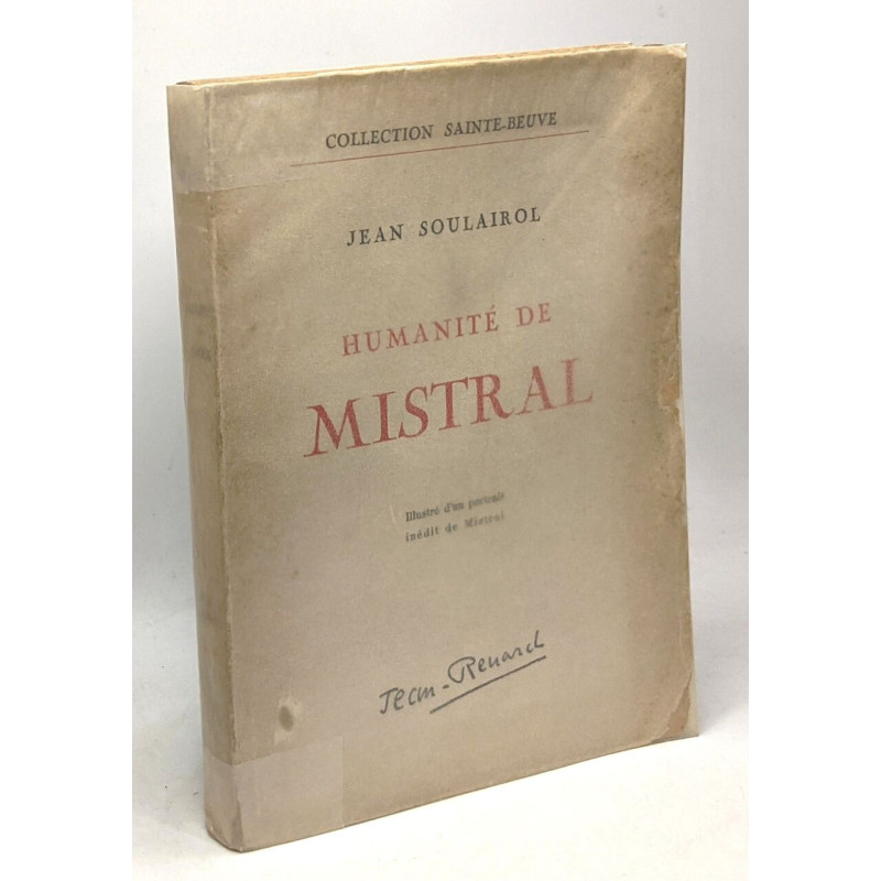 Humanité de Mistral - coll. Sainte-Beuve