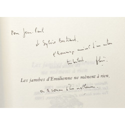 Les jambes d'Emilienne ne mènent à rien --- avec hommage de l'auteur