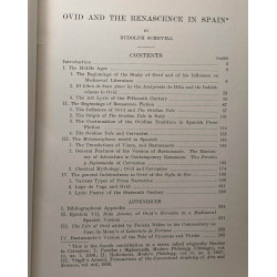 Ovid and the renascence in Spain. Vol 4 No. 1 pp. 1-268 (November...
