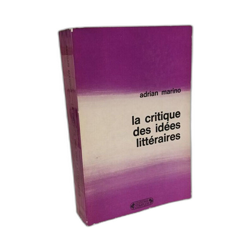 La critique des idées littéraires