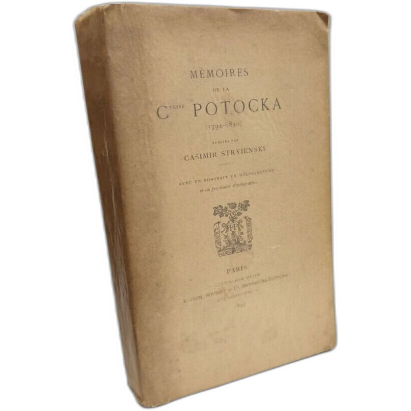 Mémoires de la Ctesse Potocka (1794-1820) avec un portrait en...