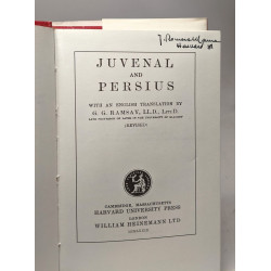 Juvenal and Perius / Loeb Classical library