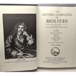 Oeuvres complètes de Molière - TOME PREMIER
