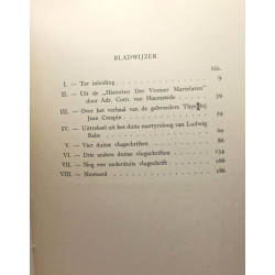 Duitse Vlugschriften van de tijd over het proces van de...