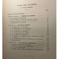 Structures et cycles économiques - TOME PREMIER + TOME SECOND -...