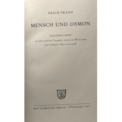 Mensch und dämon goethes faust