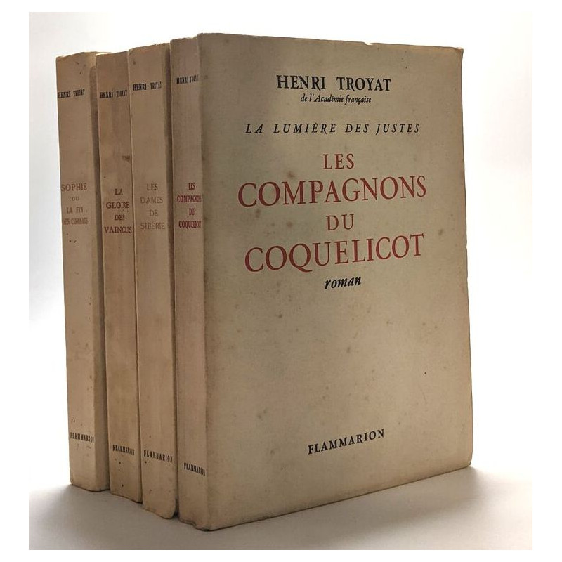 La lumière des juste presque complet 4 volumes 1.les compagnons du...
