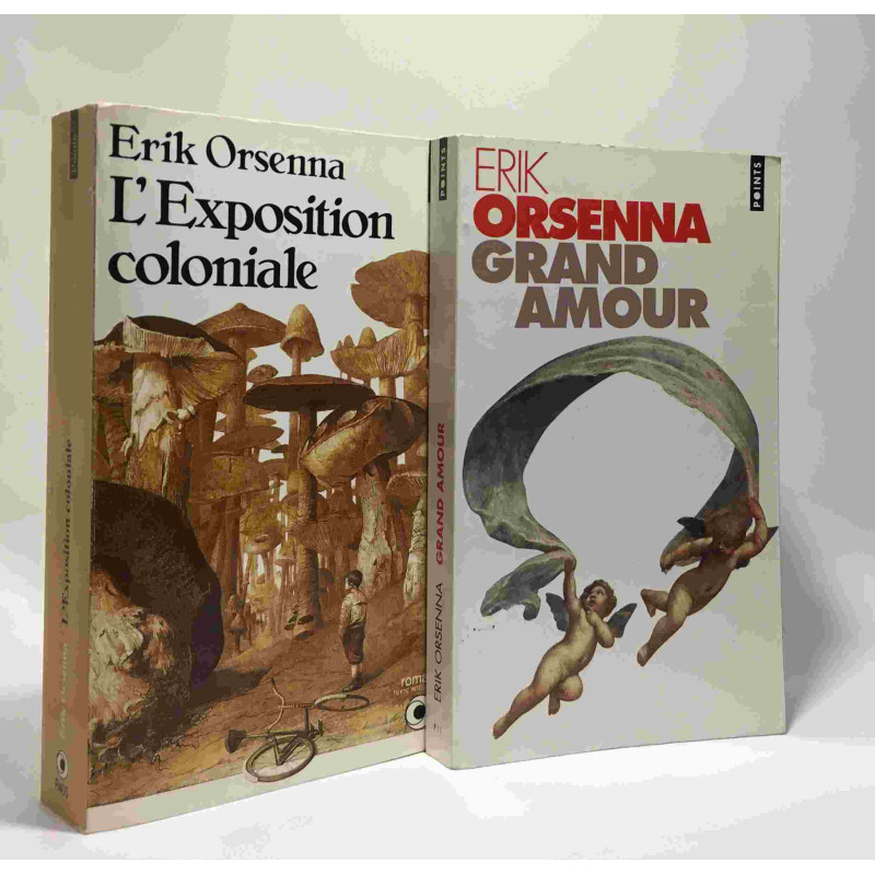 Grand amour + L'exposition coloniale --- 2 livres