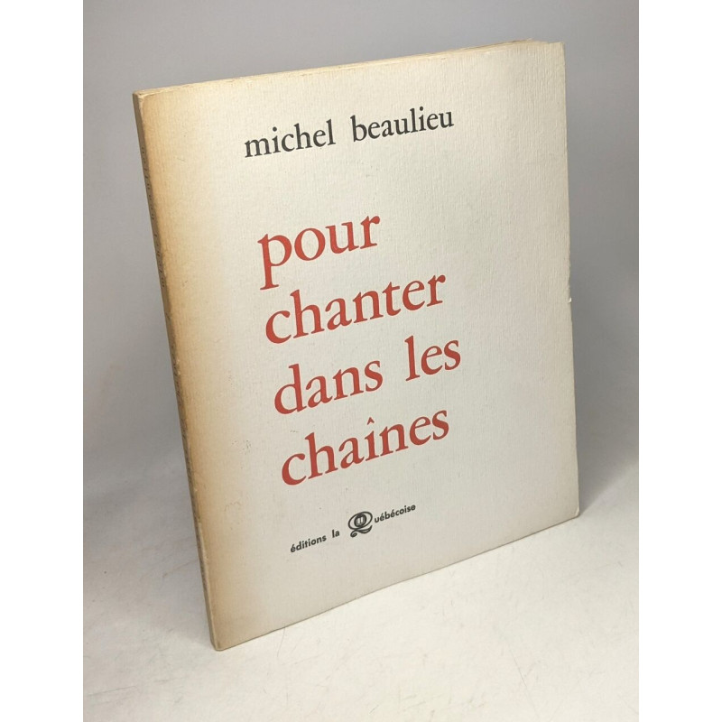 Pour chanter dans les chaînes