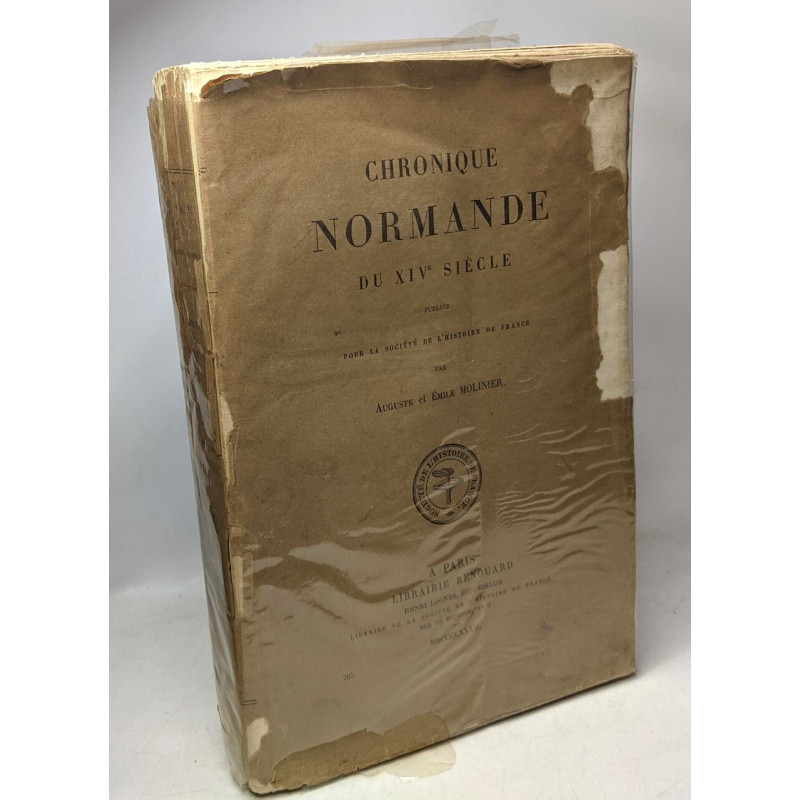 Chronique normande du XIVe siècle