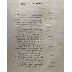 Chronique normande du XIVe siècle