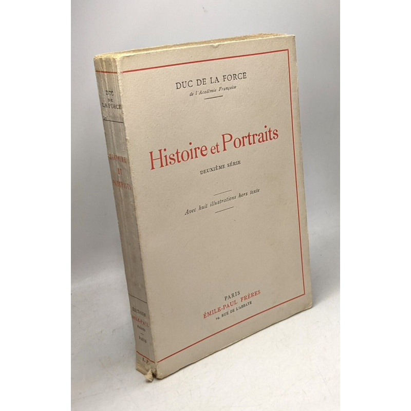 Histoire et portraits deuxième série
