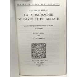 La monomachie de David et de Goliath - ensemble plusieurs autres...