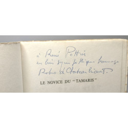 Le novice du tamaris - avec hommage de l'auteur