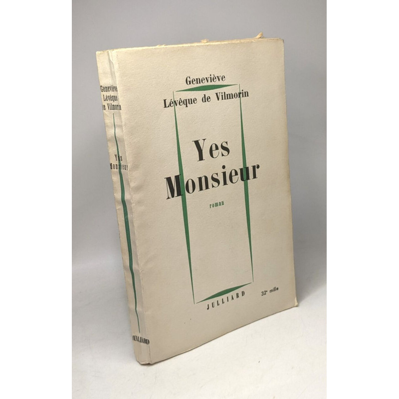 Yes Monsieur
