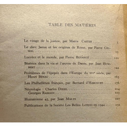 Lettres d'humanité - tome IV