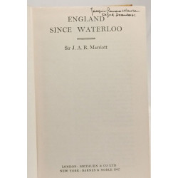 England since Waterloo