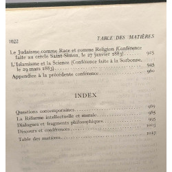 Oeuvres complètes de Ernest Renan - TOME I - édition définitive...