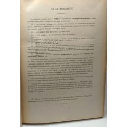 Biblio 1942 catalogue français volume IX