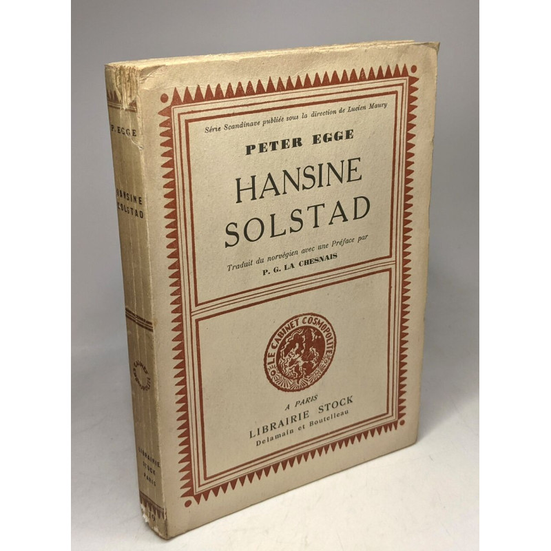 Hansine solstad - traduit par La Chesnais