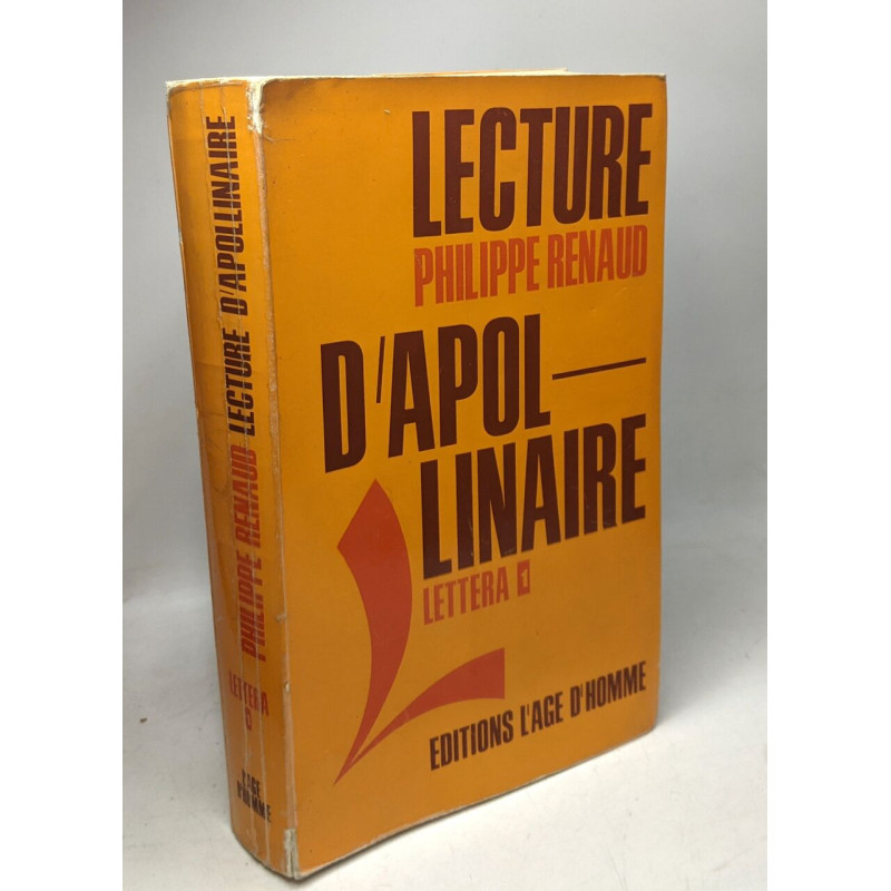 Lecture d'Apollinaire