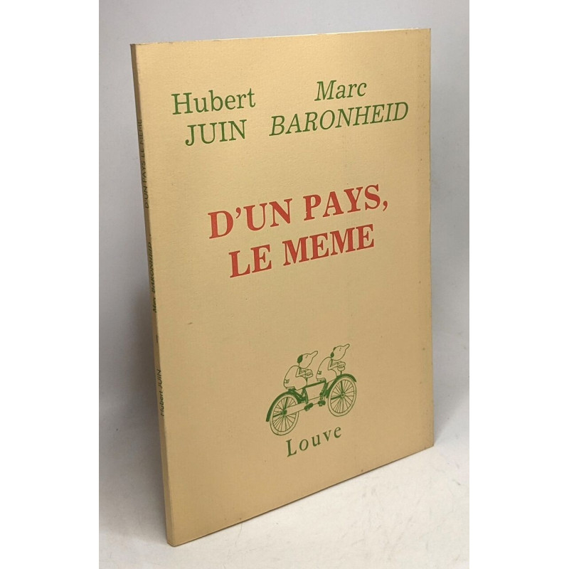 D'un pays le même