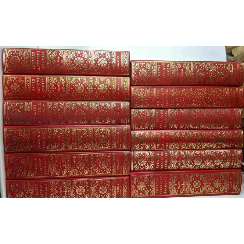 Théâtre classique français - 12 volumes - Corneille Molière Racine