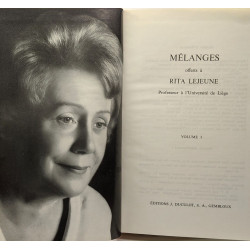 Mélanges offerts à Rita Lejeune (professeur à l'Université de...