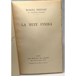 La nuit finira / Coll. Le livre d'aujourd'hui